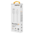Aligator datový kabel 2A iPhone lightning 1m, bílý 