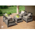 Keter Corfu set dvousedačka + dvě křesla + stůl cappuccino