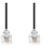 Nedis TCGL90200BK20 RJ11 2m black