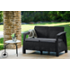 Keter Corfu love seat dvousedačka grafitová