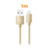 Aligator TUBA 2A, Micro USB zlatý DAKT009