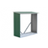 Přístřešek na dřevo G21 WOH 136 - 182 x 75 cm, zelený - GWS-137-GRN