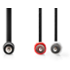 Nedis CAGL22200BK20 Stereo 3,5MM JACK - 2X RCA 2 m