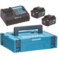 Makita Aku sada 2xBL1041B + rychlojnabíječka DC10SB + systainer