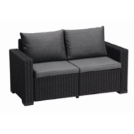 Keter California dvousedadlová pohovka grafitová 252816