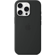 iPhone 16 Pro Max Silicone Case w MS - Black /SK
