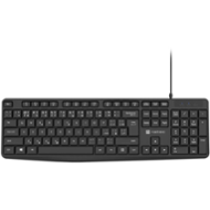 Natec klávesnice Nautilus 2/Drátová USB/CZ-SK layout/Černá