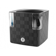 Flower Lover Cobble 14x14x14 cm - antracitová