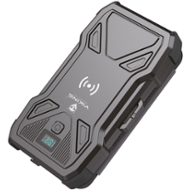 Solární powerbanka VIKING TYR I/Output:1xUSB-C,2xUSB-A/Wireless charge 15W max/10000mAh/LED světlo