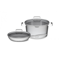 G21 Gourmet Magic s cedníkem, 4 díly, nerez