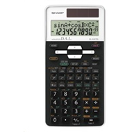 SHARP kalkulačka - EL531TGWH - bílá - box - Solární + baterie