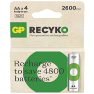 GP ReCyko 2600 AA (HR6), 4 ks 1032224260