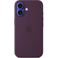 iPhone 16 Silicone Case with MS - Plum / SK