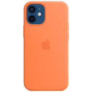 iPhone 12 mini Silicone Case with MagSafe Kumquat