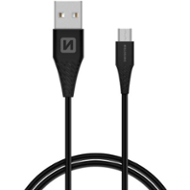 Swissten USB / Micro USB 1,5 m černý (9mm)