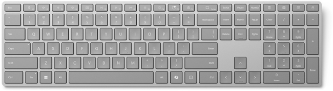 Microsoft Surface Keyboard (2. edice)/Bezdrátová Bluetooth/US layout/Šedá