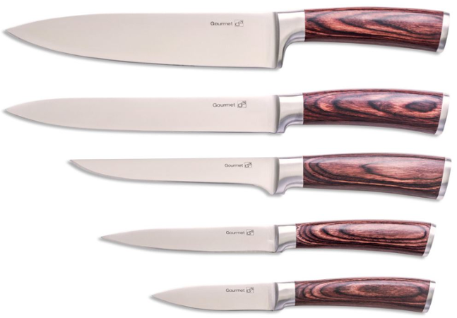 Sada nožů Gourmet Nature + blok G21