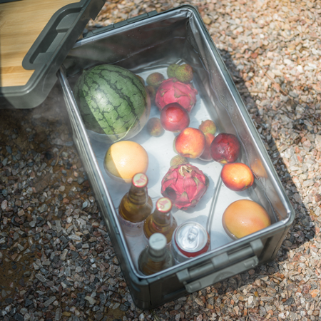 Naturehike skladovací box s hydrovložkou 60L 3698g - šedý