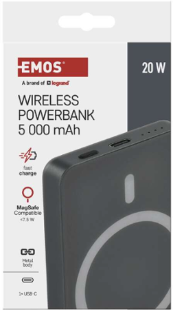 Emos WI 522 5000 mAh šedá