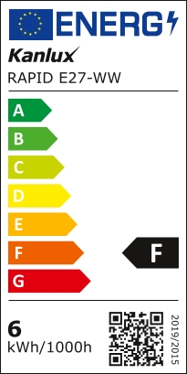 Kanlux GEVO MAX Led žárovka SMD 6,7W E27-WW teplá bílá