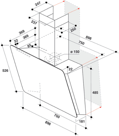 Whirlpool W Collection WHVS 90F LT C K
