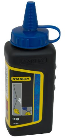 Stanley Prášková křída 115g červená 1-47-404