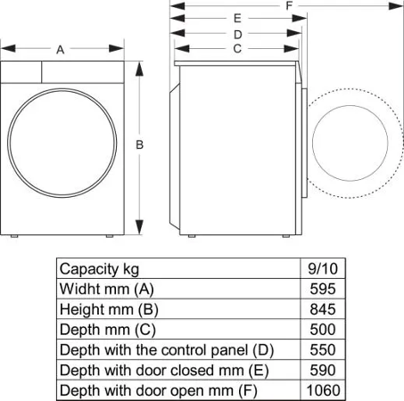 Hisense WF3S1045BW3