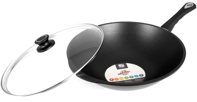 Wok pánev G21 Cheff 36 cm s poklicí