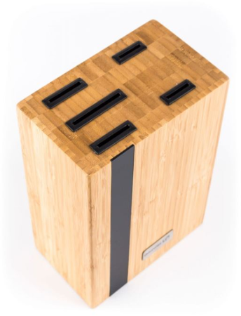 Sada nožů Gourmet Rustic + bambusový blok G21