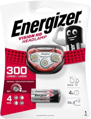 Energizer Headlight Vision HD 300lm