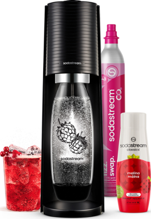 Sodastream TERRA Black Malina Zero Mpack