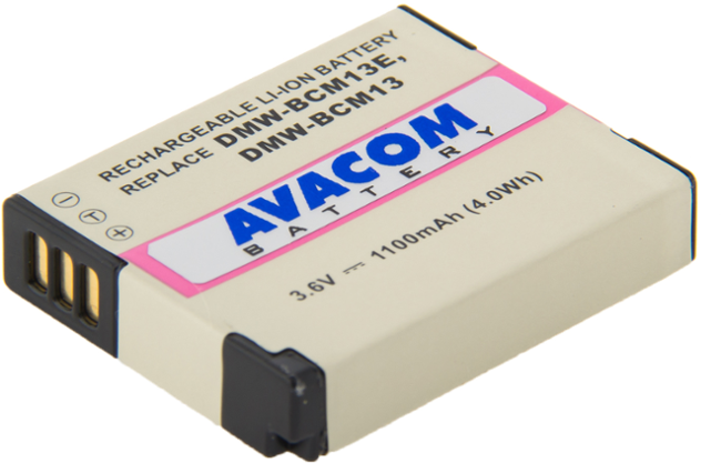 Baterie AVACOM Panasonic DMW-BCM13, BCM13E Li-Ion 3.6V 1100mAh 4Wh