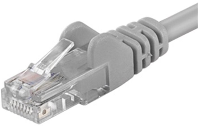 PremiumCord Patch kabel UTP RJ45-RJ45 level 5e 10m šedá