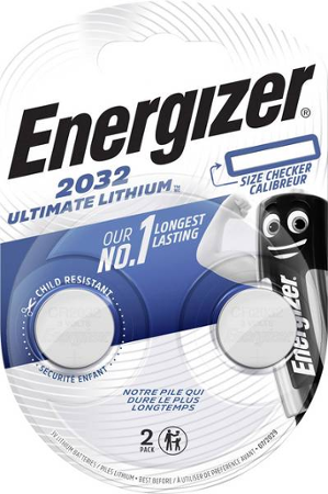 Energizer Ultimate Lithium CR2032 2pack ECR027