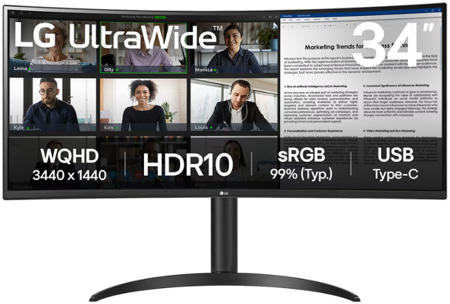 LG UltraWide/34WR55QK-B/34