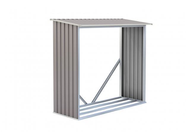 Přístřešek na dřevo G21 WOH 136 - 182 x 75 cm, šedý - GWS-137-GRY