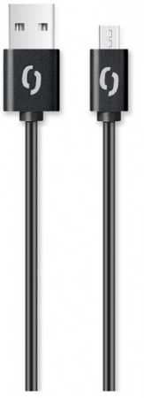 Aligator datový kabel 2A micro USB 1m, černý