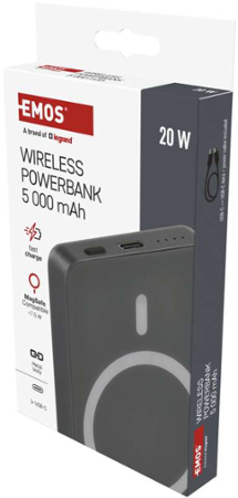 Emos WI 522 5000 mAh šedá