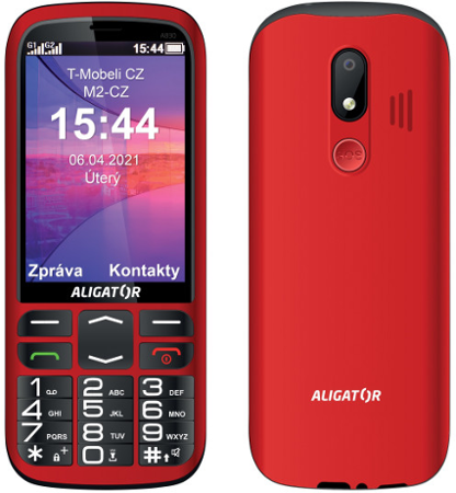 Aligator A830 Senior červený