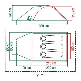 Coleman Pingora 3 BlackOut 2000035203 
