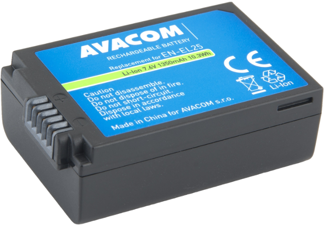Baterie AVACOM Nikon EN-EL25 Li-Ion 7.6V 1350mAh 10.3Wh
