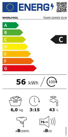 Whirlpool TDLR 6240SS EU