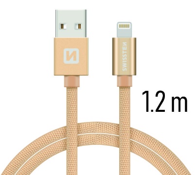 Swissten Textile USB/Lightning 1,2 m