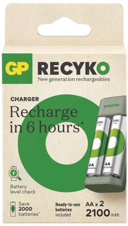 GP Eco E221 + 2× AA ReCyko 2100 1604822110