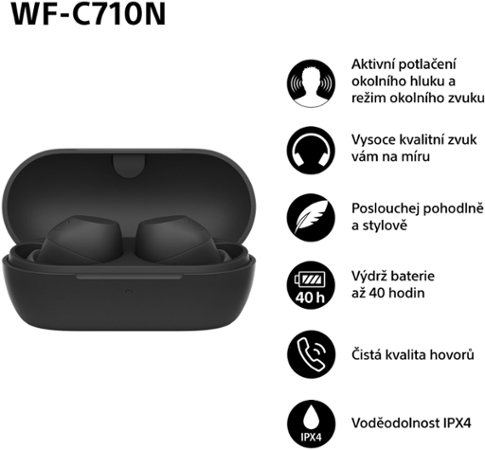 Sony WF-C710N Black