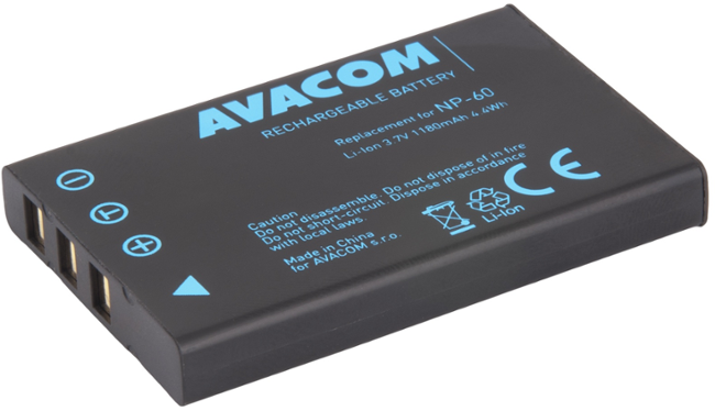 AVACOM baterie pro Fujifilm NP-60 Li-Ion 3.7V 1180mAh 4.4Wh