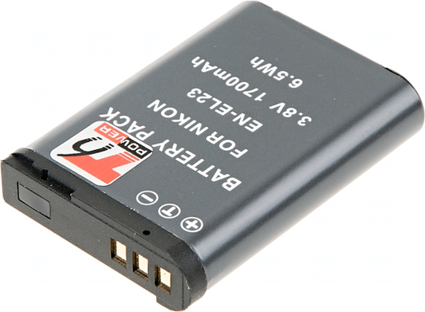 T6 power Nikon EN-EL23, 1700mAh