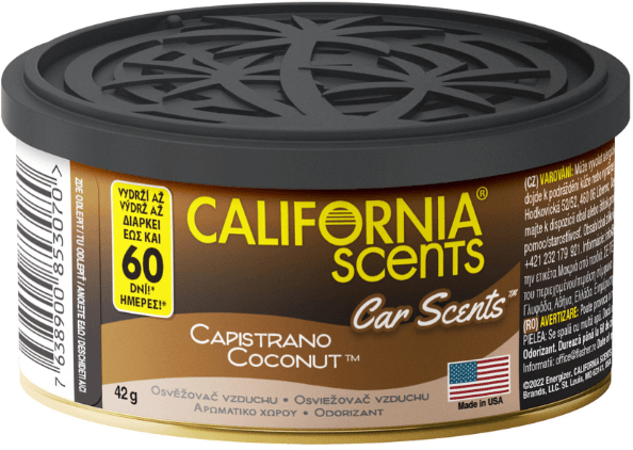 California Scents Car Scents Capistrano Coconut
