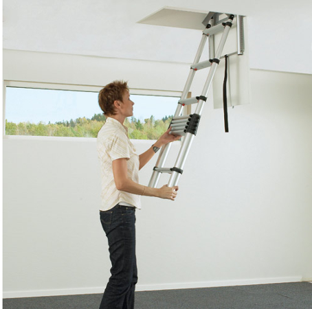 G21 Teleskopický žebřík GA- TZ7- 2M, hliníkový