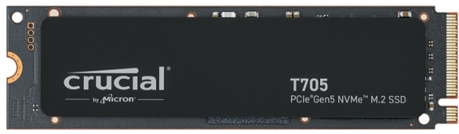Crucial T705 4TB PCIe Gen5 NVMe M.2 SSD